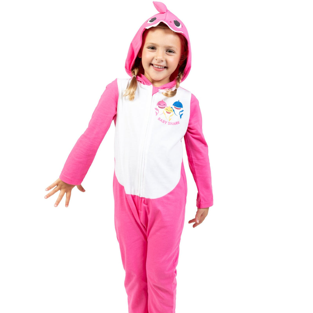 Pinkfong Baby Shark Mommy Zip Up Costume Coverall