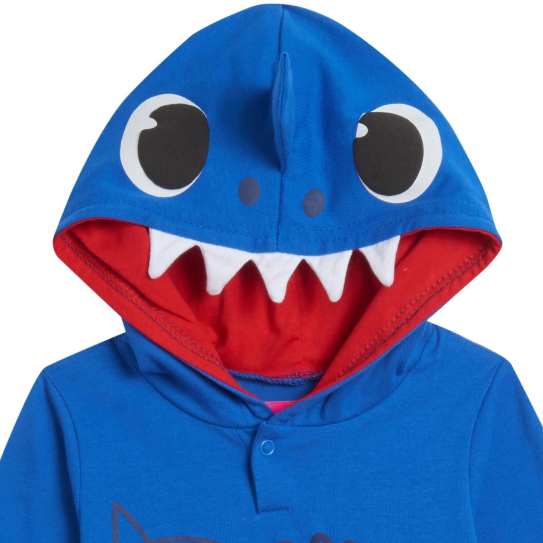 Pinkfong Baby Shark Pullover Costume Hoodie and French Terry Pants Outfit Set