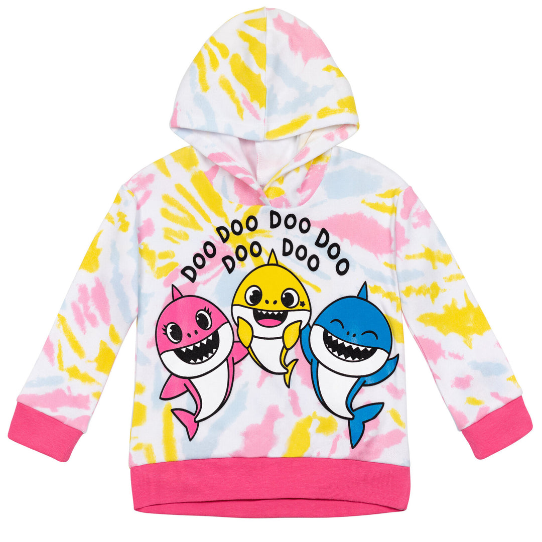 Pinkfong Baby Shark - Conjunto de sudadera con capucha y leggings de forro polar