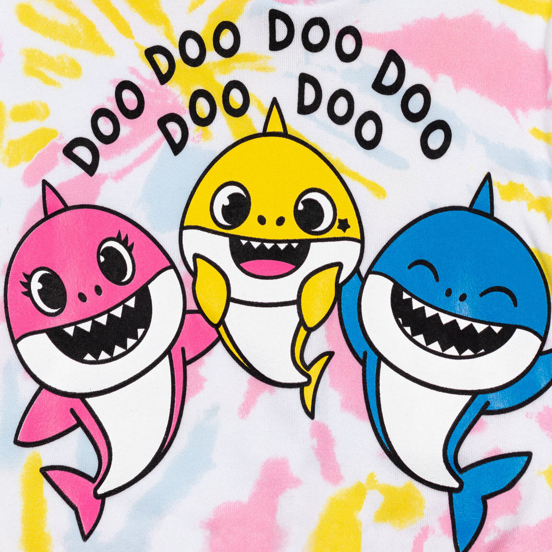 Pinkfong Baby Shark - Conjunto de sudadera con capucha y leggings de forro polar