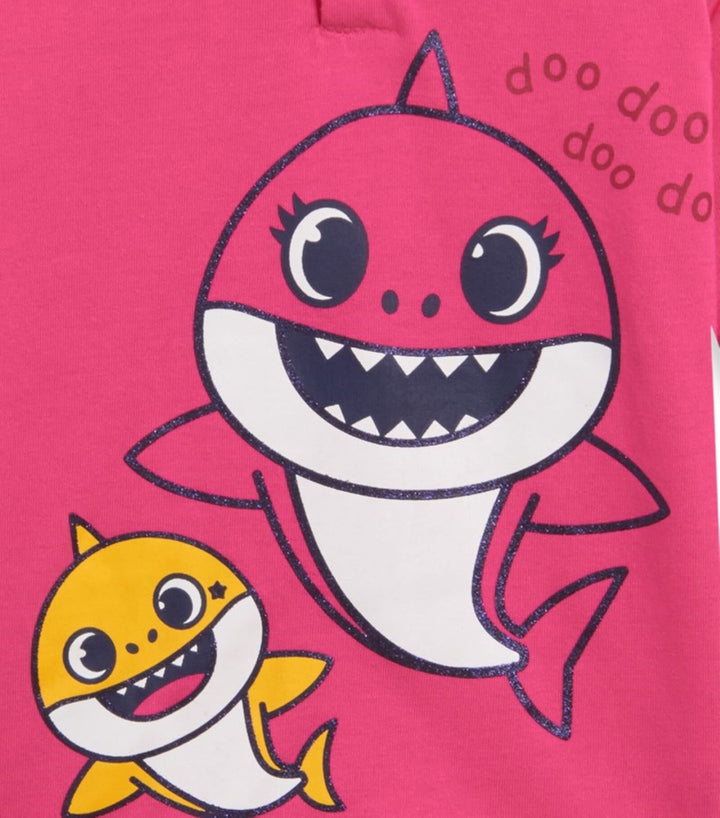 Pinkfong Baby Shark - Conjunto de sudadera con capucha y leggings de rizo francés