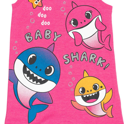 Pelele sin mangas y diadema Pinkfong Baby Shark