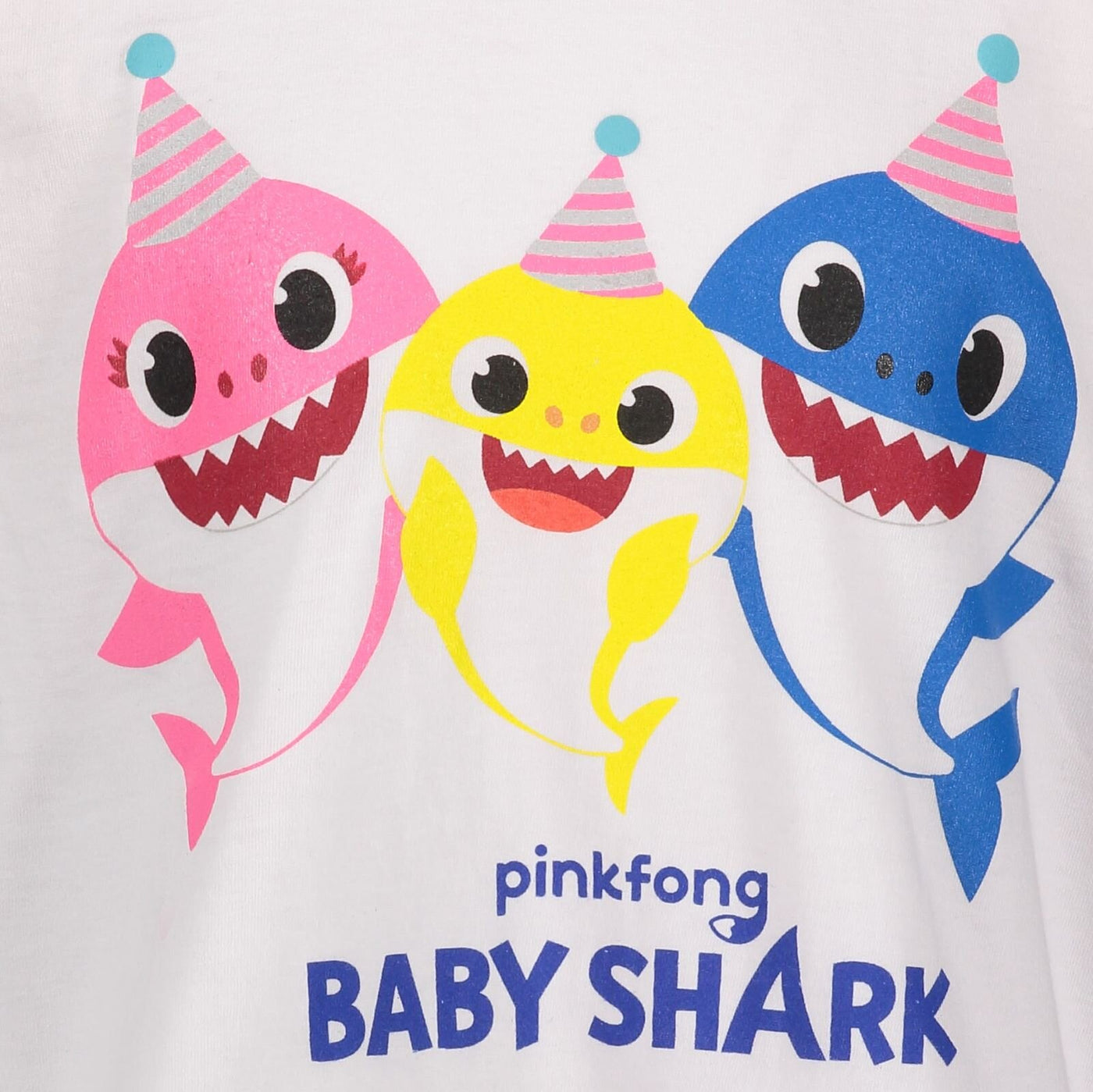Conjunto de camiseta Pinkfong Baby Shark y pantalones cortos de felpa francesa