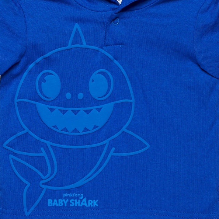 Pinkfong Baby Shark T-Shirt and French Terry Shorts Outfit Set