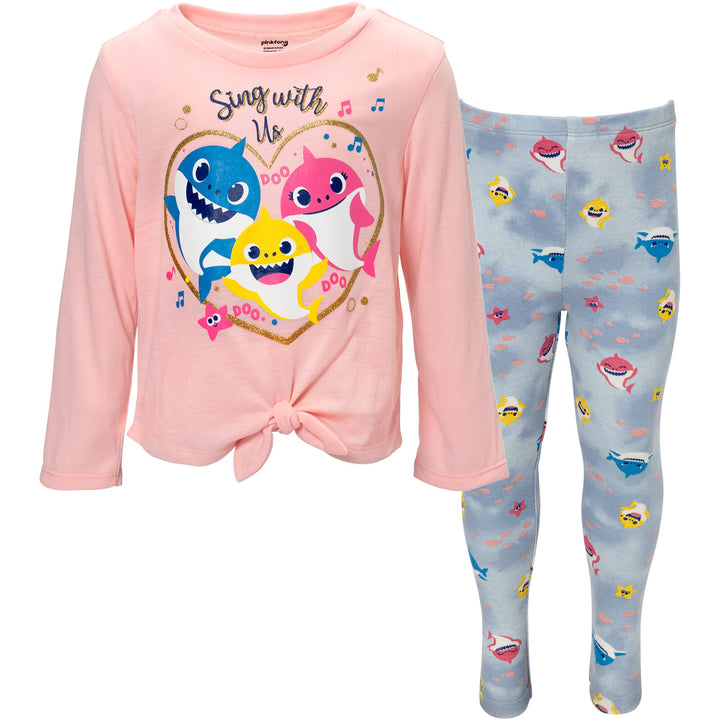 Pinkfong Baby Shark T-Shirt and Leggings Outfit Set