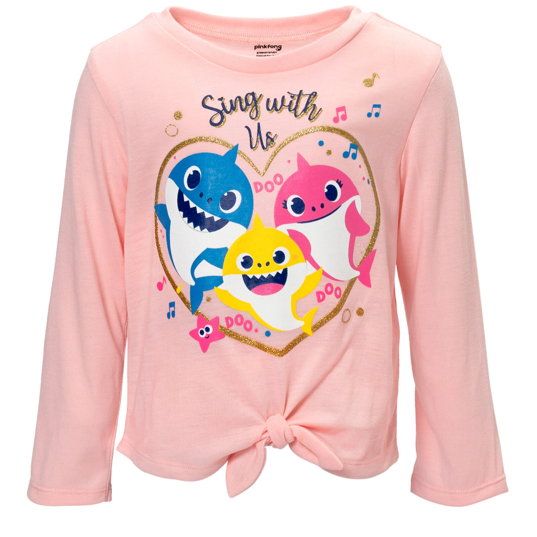 Pinkfong Baby Shark Conjunto de camiseta y calzas