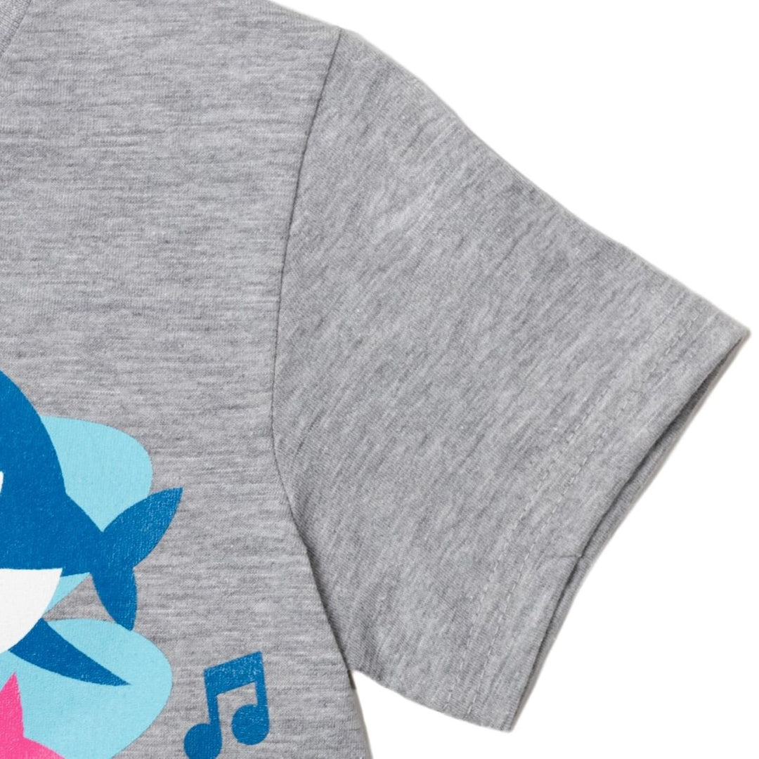 Pinkfong Baby Shark T-Shirt and Mesh Shorts Outfit Set