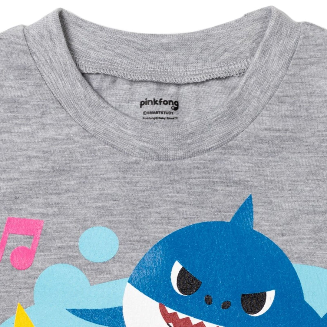 Pinkfong Baby Shark T-Shirt and Mesh Shorts Outfit Set