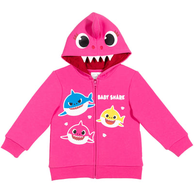 Pinkfong Baby Shark Zip Up Cosplay Hoodie