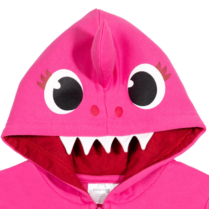 Pinkfong Baby Shark Zip Up Cosplay Hoodie