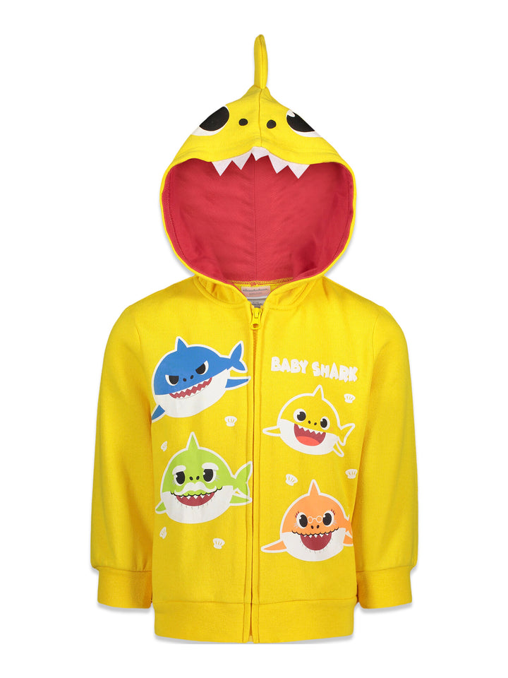 Pinkfong Baby Shark Zip Up Cosplay Hoodie