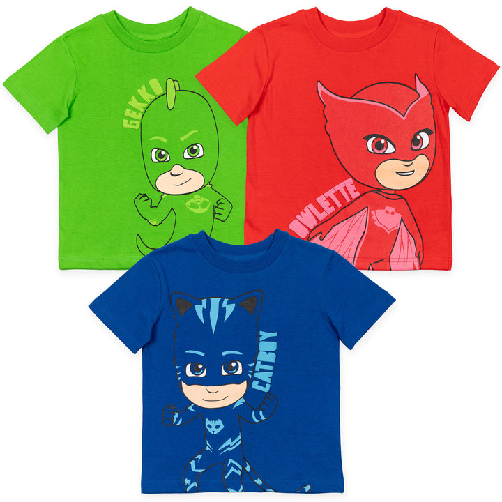 PJ Masks 3 Pack T-Shirts