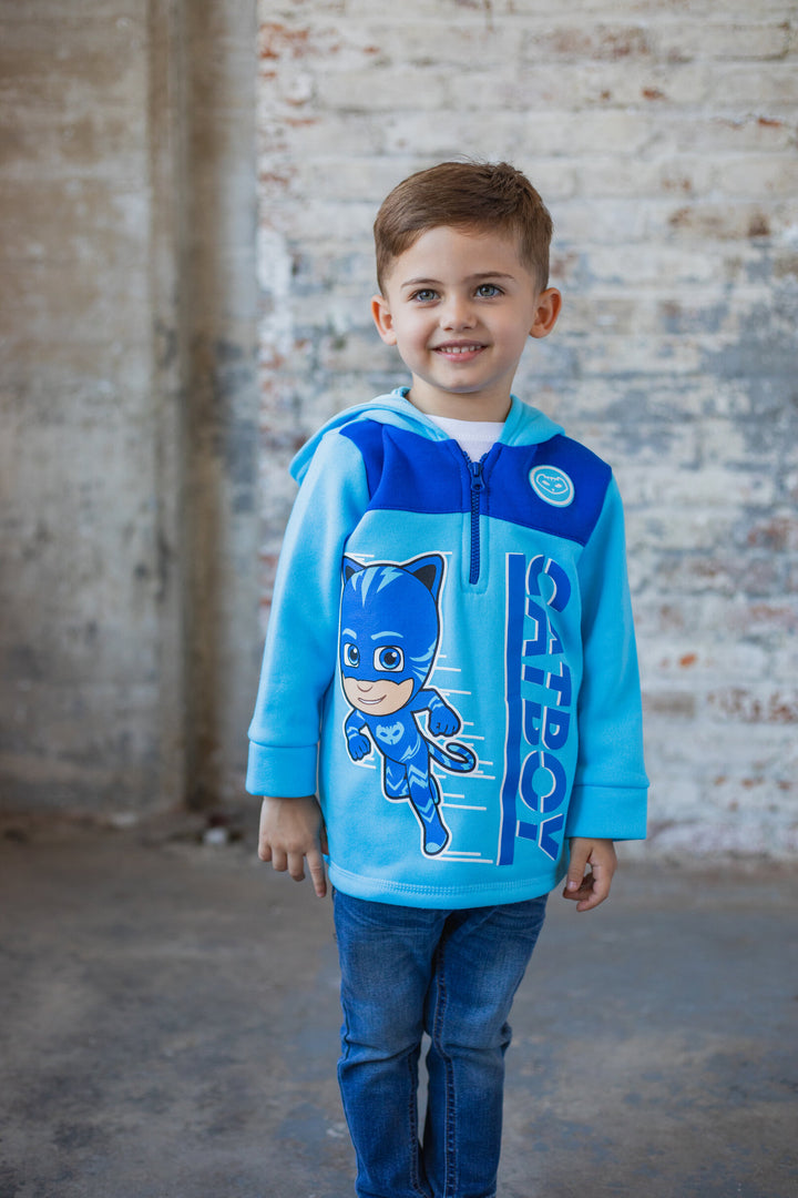 PJ Masks Catboy Fleece Half Zip Hoodie