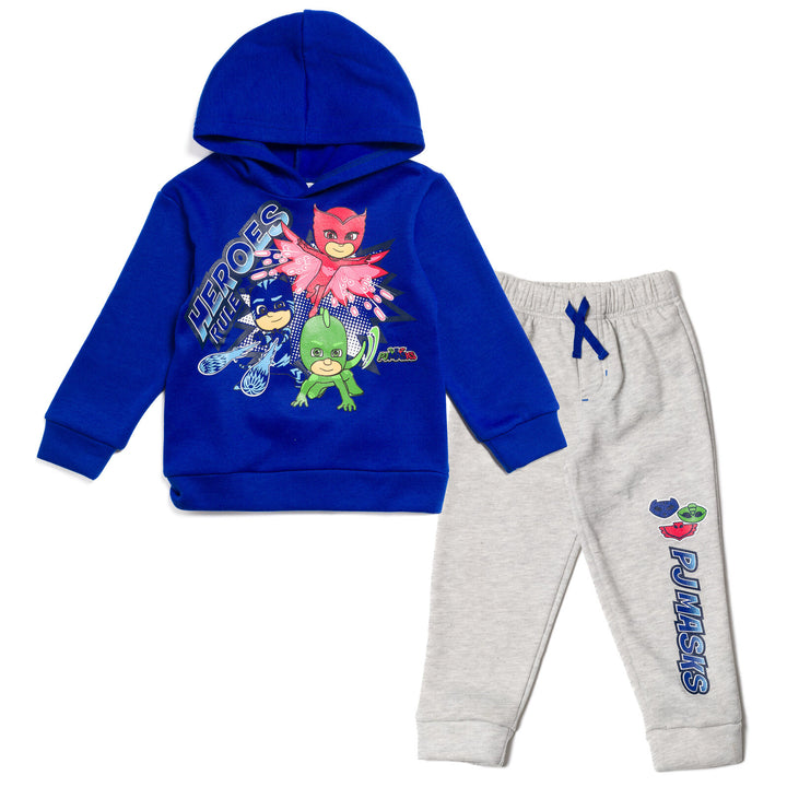 PJ Masks Fleece Pullover Hoodie and Pants Outfit Set