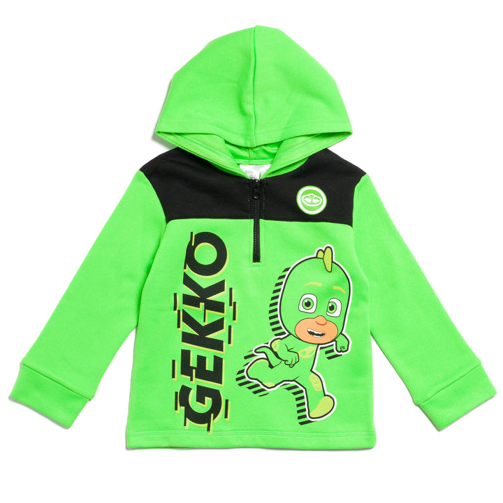 PJ Masks Gekko Fleece Half Zip Hoodie