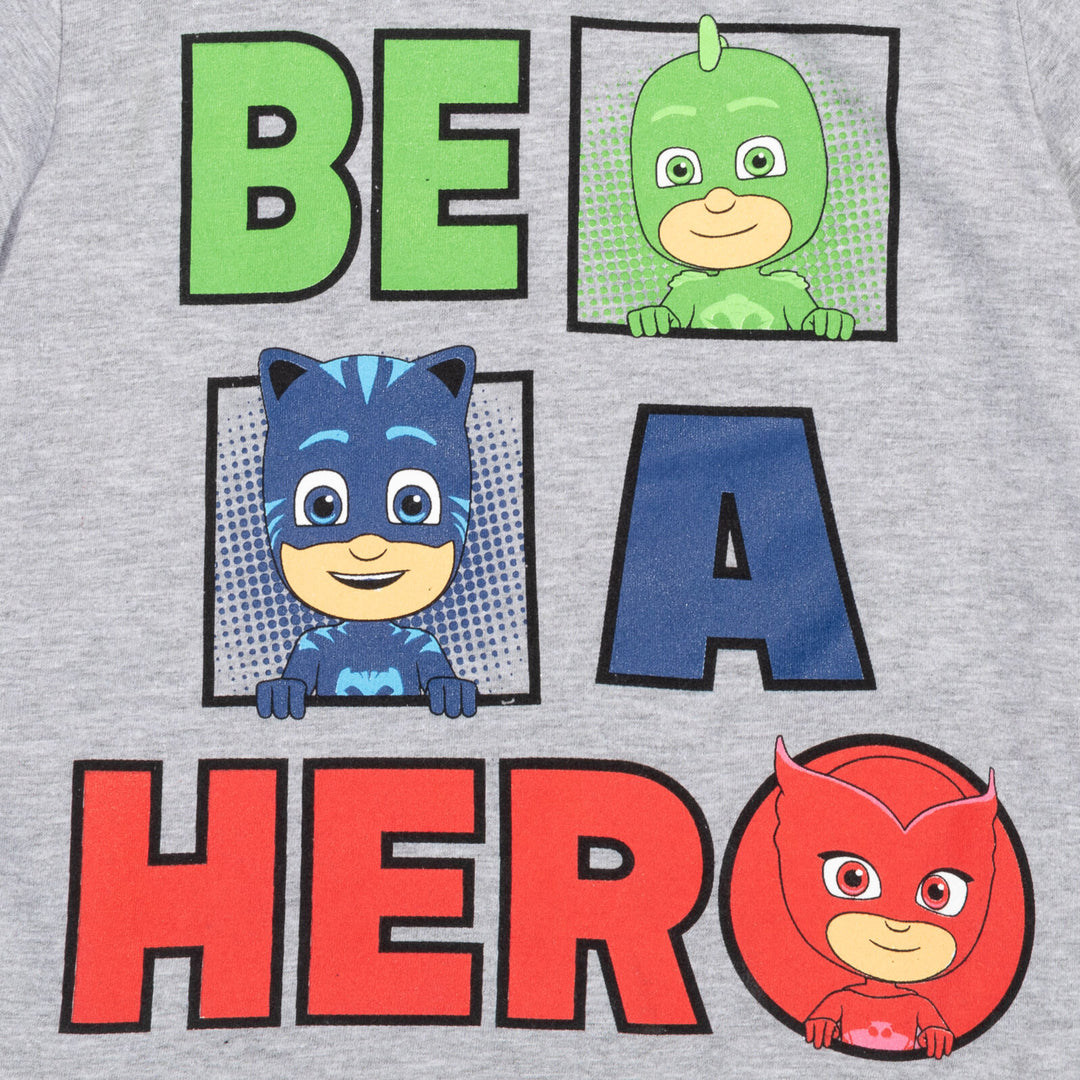 Conjunto de camiseta y pantalones cortos de malla de PJ Masks