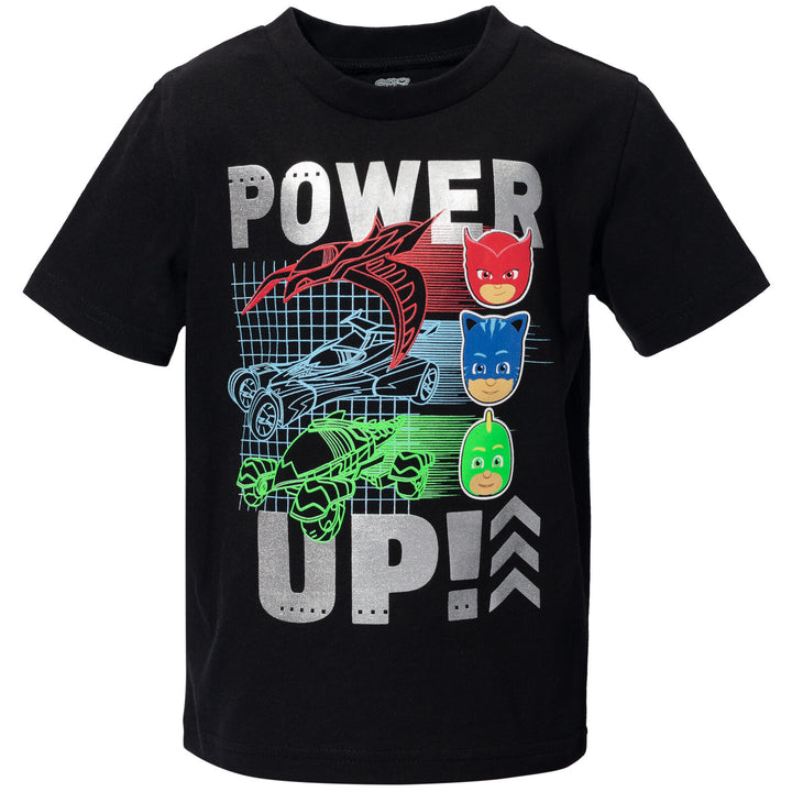 PJ Masks T-Shirt and Mesh Shorts Outfit Set