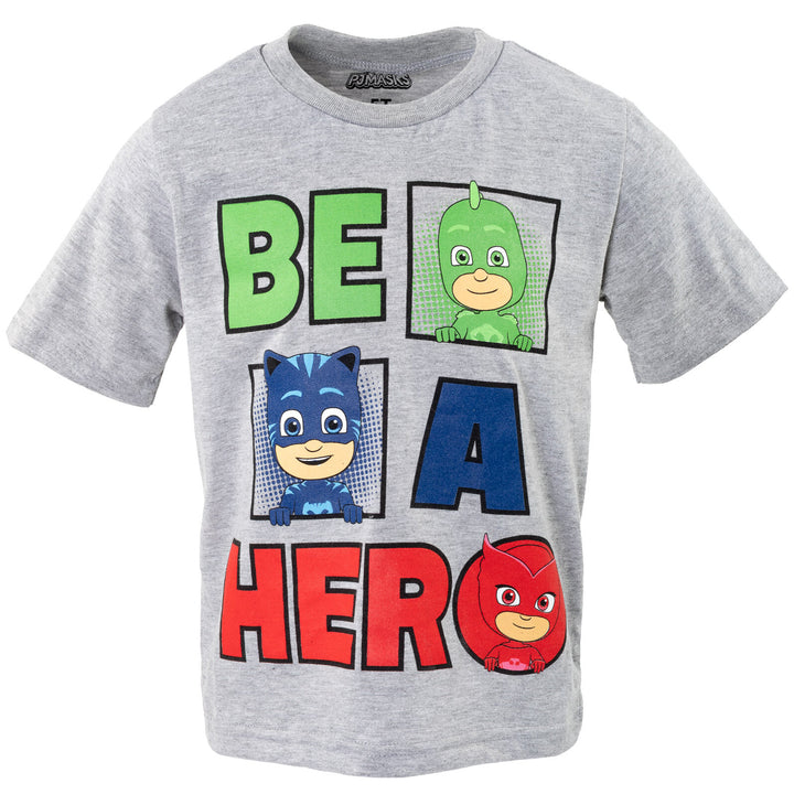 PJ Masks T-Shirt and Mesh Shorts Outfit Set