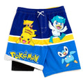 Pokemon Pikachu Compression UPF 50+ Swim Trunks Bathing Suit