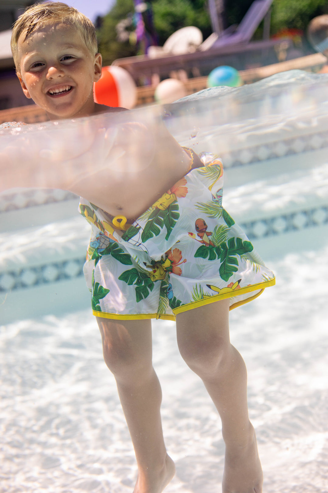 Pokemon UPF 50+ Swim Trunks Bathing Suit