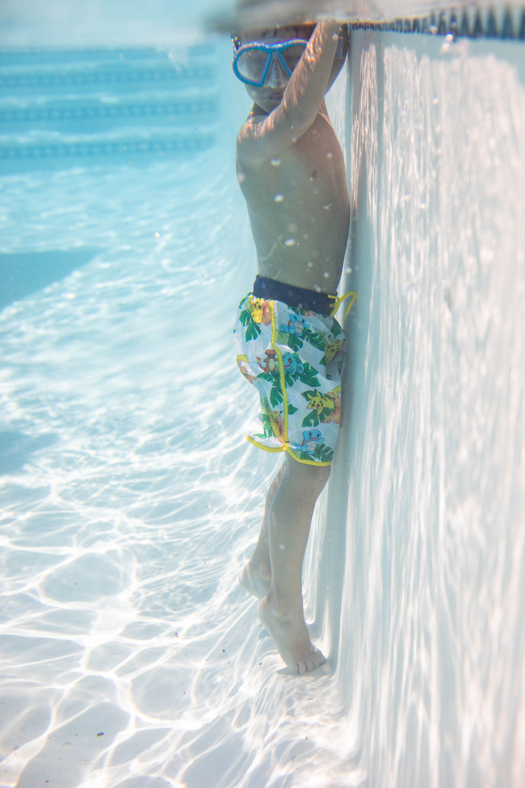 pokemon swimming goggles Pokemon UPF 50+ Swim Trunks Bathing Suit – imagikids