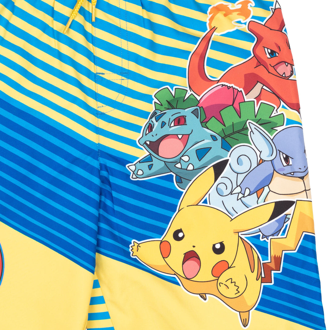 Pokemon UPF 50+ Swim Trunks Bathing Suit