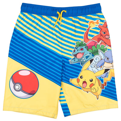 Pokemon UPF 50+ Swim Trunks Bathing Suit