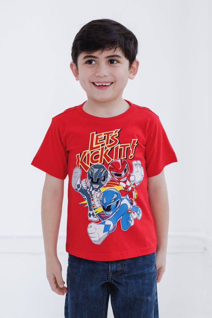 Pack de 3 Power Rangers Camisetas gráficas