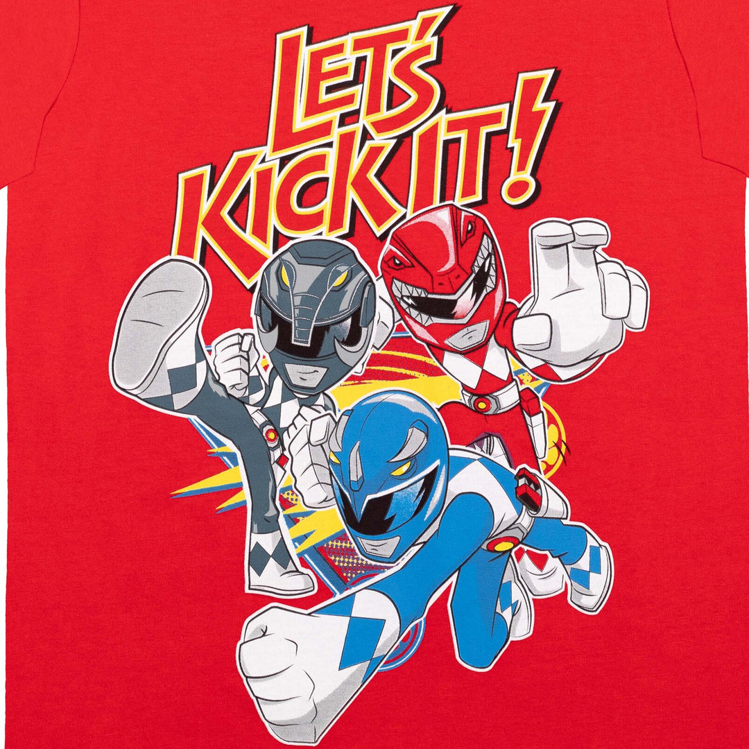 Pack de 3 Power Rangers Camisetas gráficas