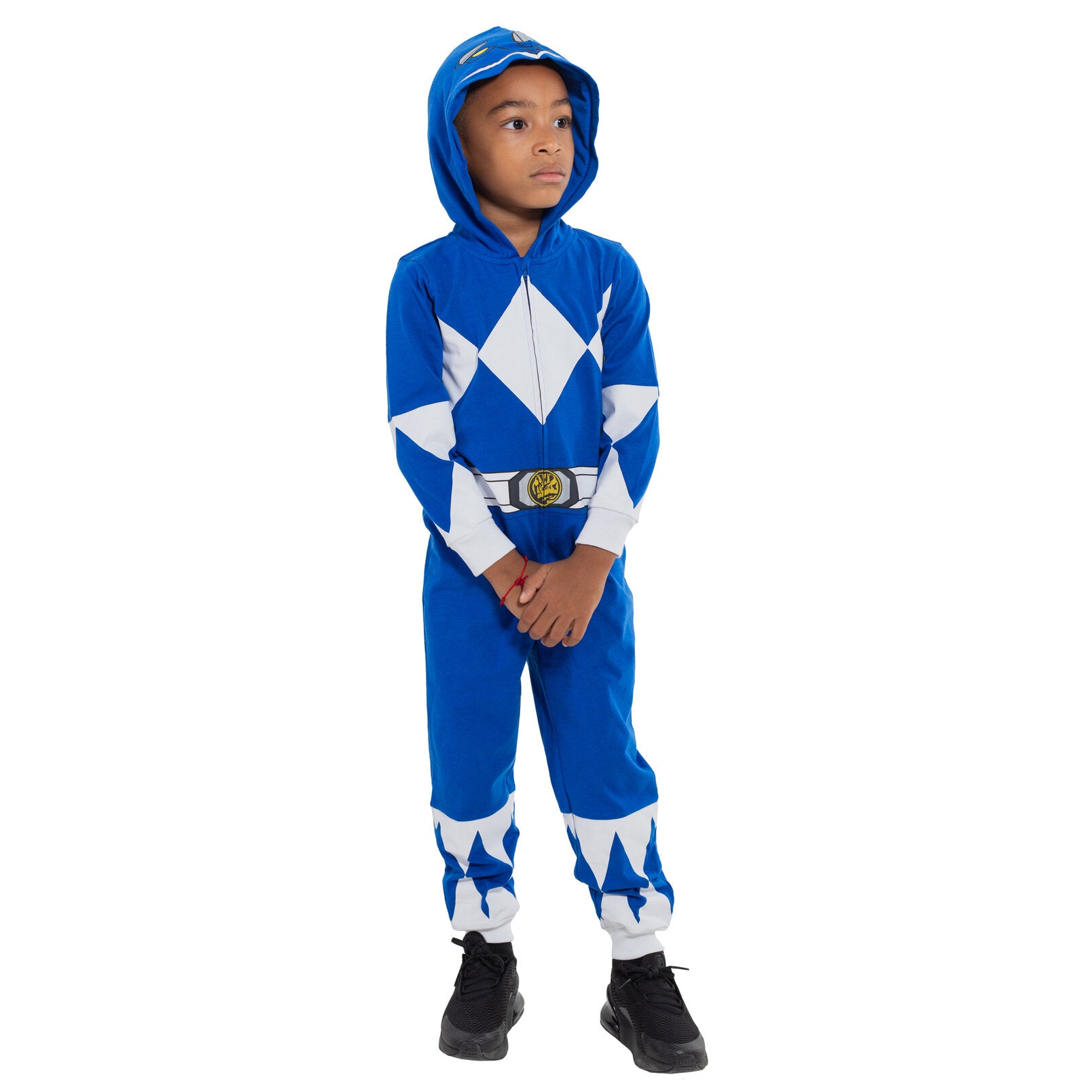 Zipper Rescue Rangers Costume Power Rangers Blue Ranger Zip Up Coverall | imagikids Baby and Kids ...