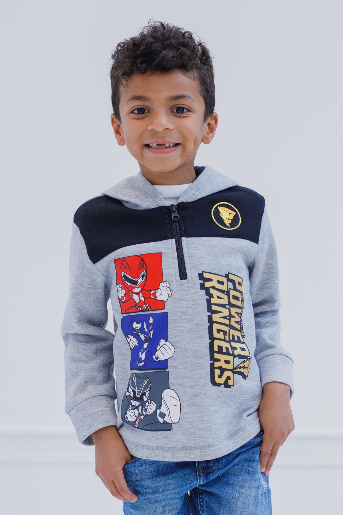Power Rangers Half Power Rangers Fleece Half Zip Hoodie – imagikids