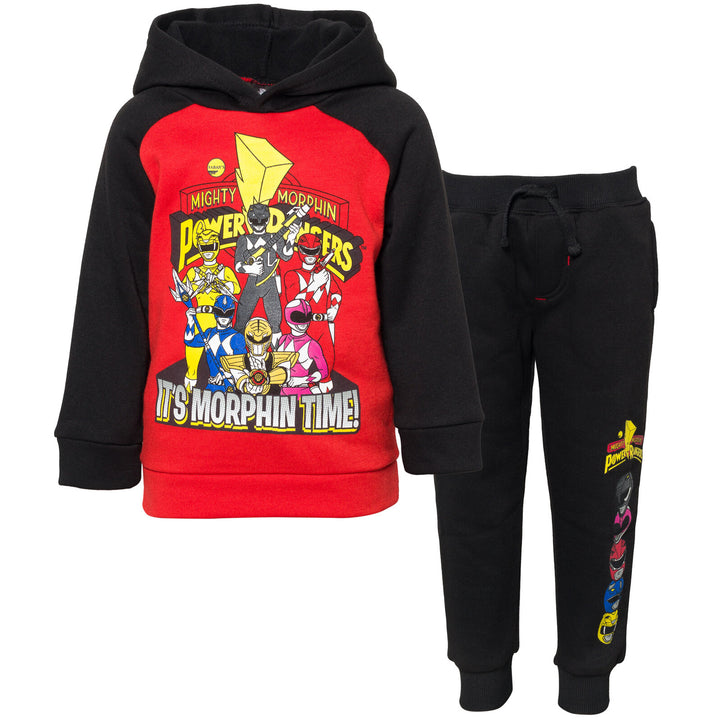 Sudadera con capucha y pantalones de forro polar Power Rangers