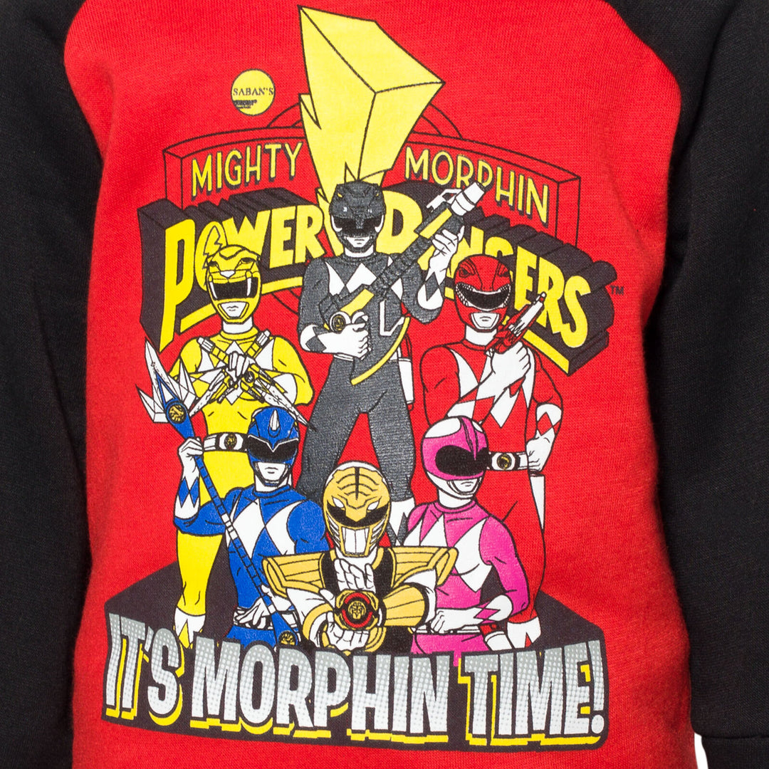 Sudadera con capucha y pantalones de forro polar Power Rangers