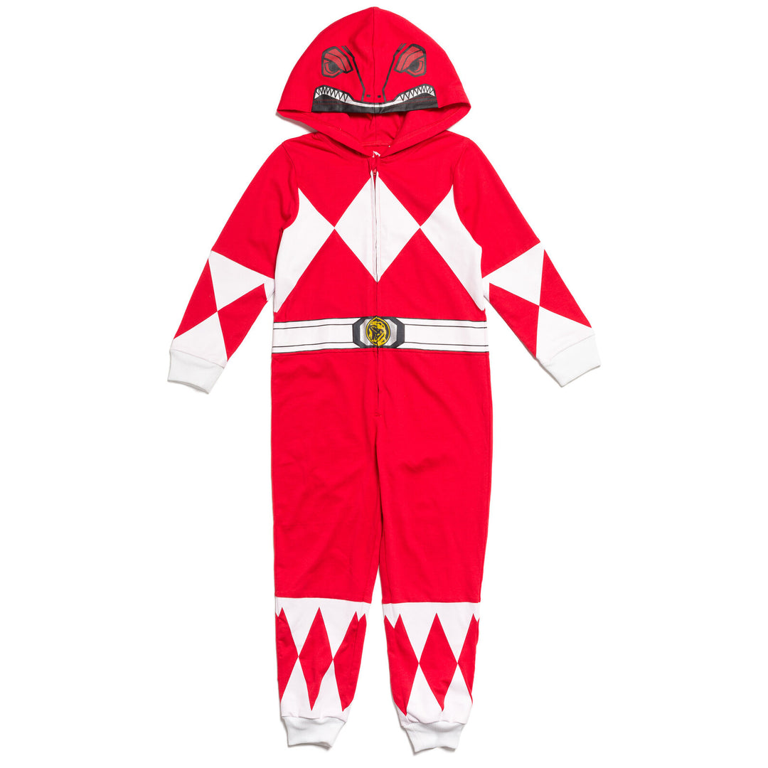 Power Rangers Red Ranger Zip Up Cosplay Coverall | imagikids Baby and ...