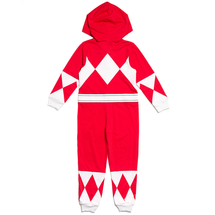 Power Rangers Red Ranger Zip Up Cosplay Coverall