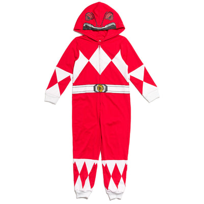 Power Rangers Red Ranger Zip Up Cosplay Coverall