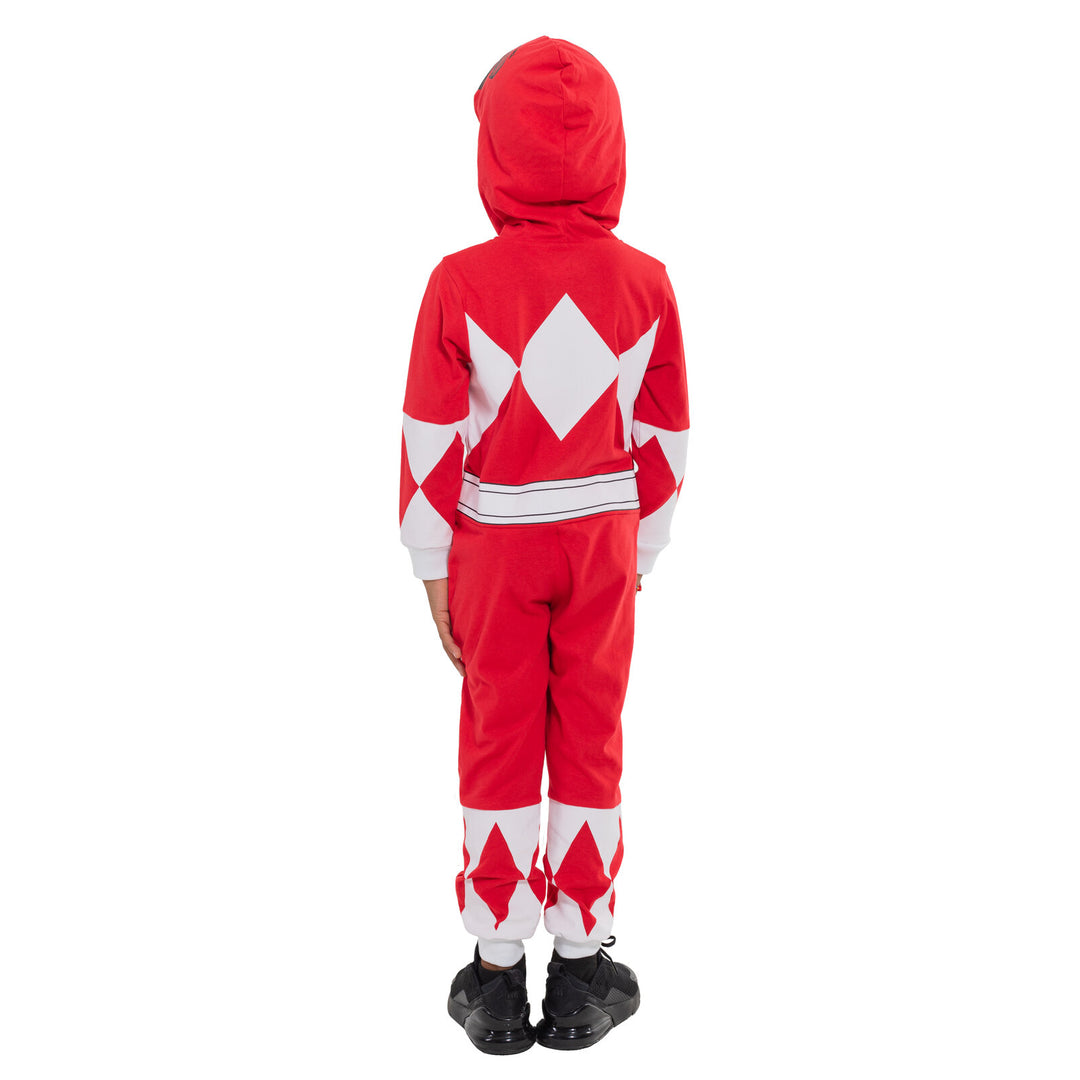 Power Rangers Red Ranger Zip Up Cosplay Coverall