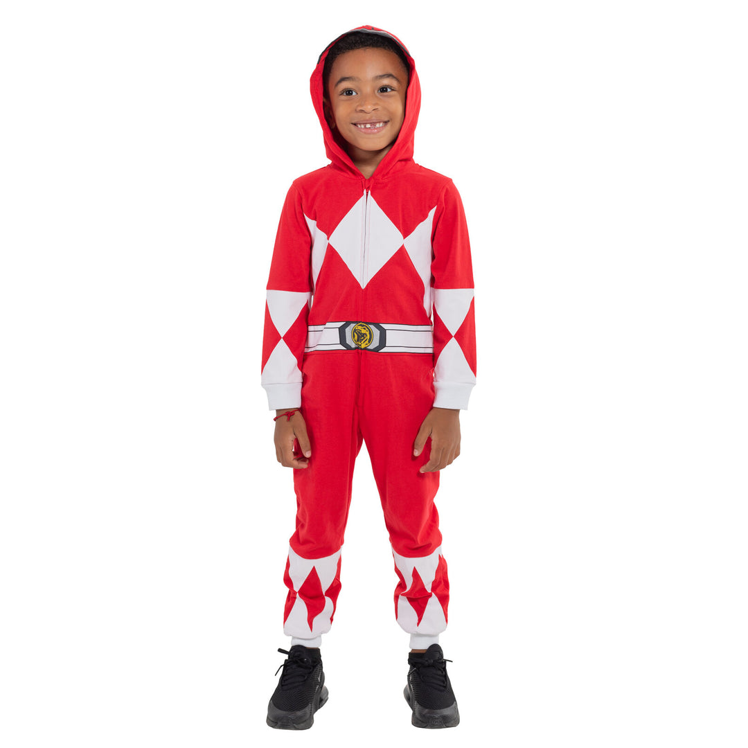 Power Rangers Red Ranger Zip Up Cosplay Coverall