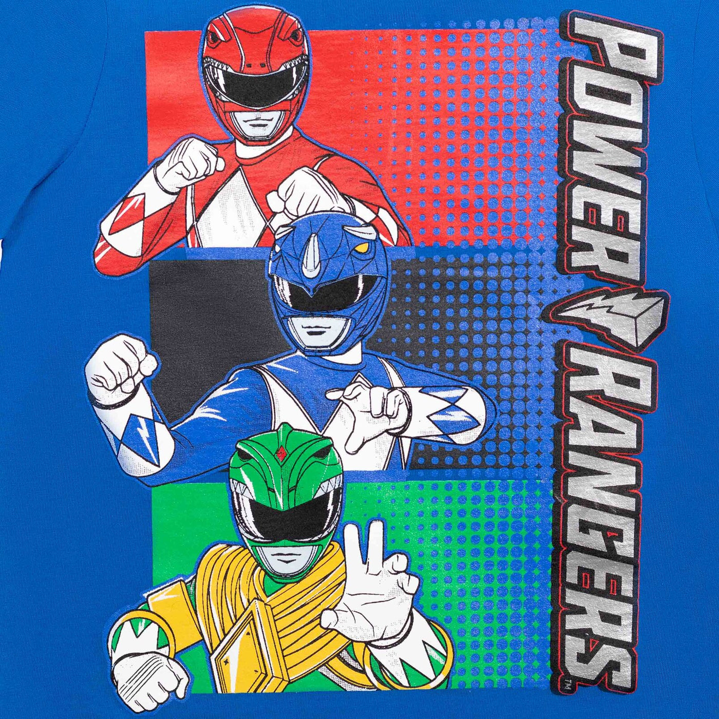 Power Rangers T-Shirt and Mesh Shorts Outfit Set