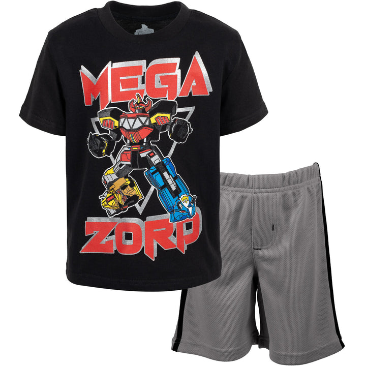 Power Rangers T-Shirt and Mesh Shorts Outfit Set