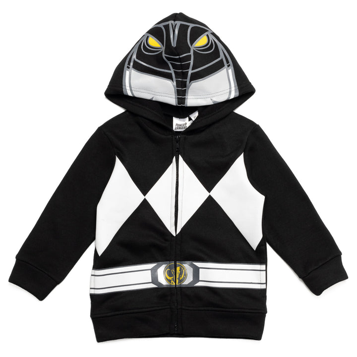 Power Rangers Zach Fleece Zip Up Hoodie