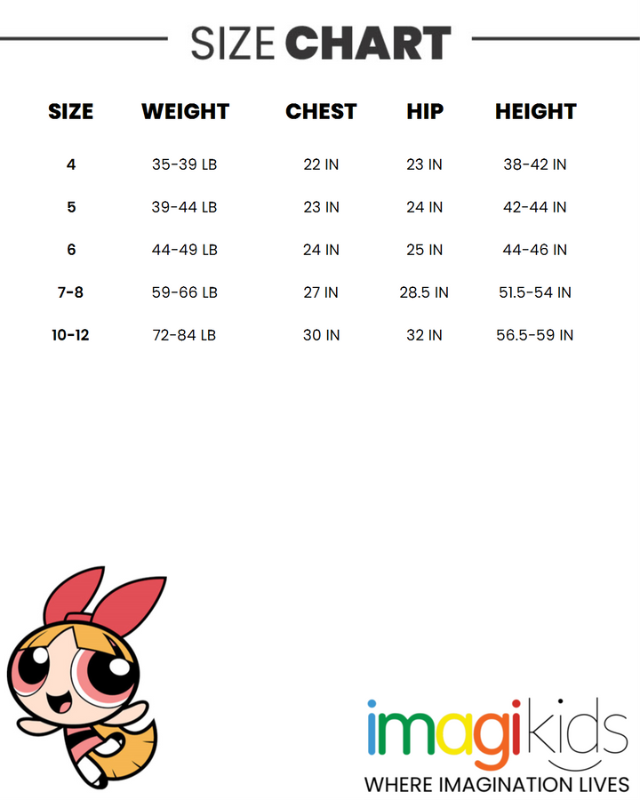 Powerpuff Girls UPF 50+ One Piece Bathing Suit