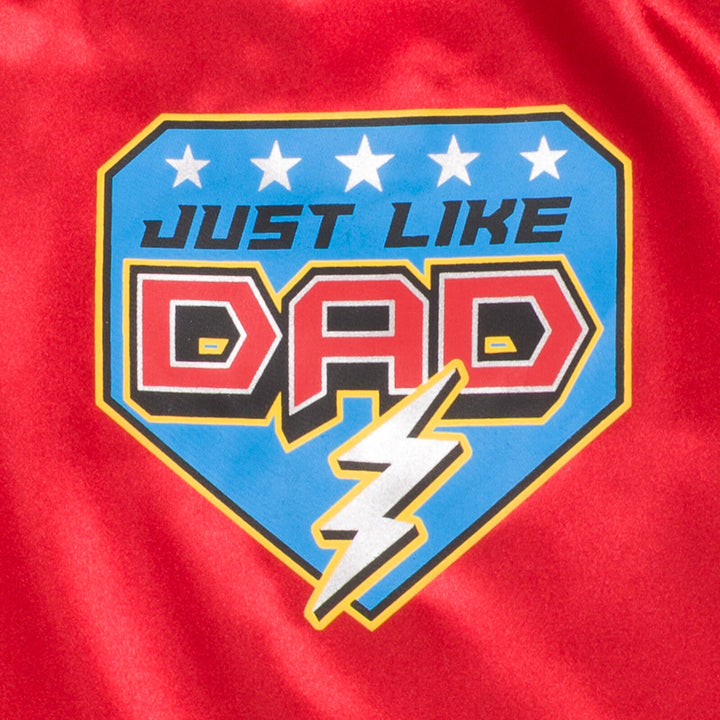 Super Hero Dad Caped Short Sleeve Graphic T-Shirt