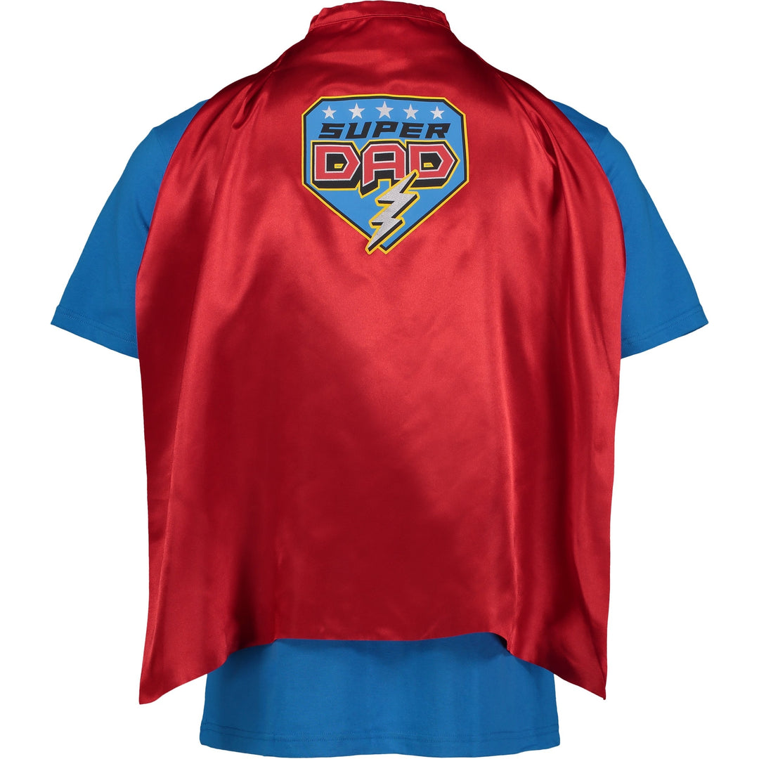 Dad Superhero Cape Short Sleeve Graphic T-Shirt