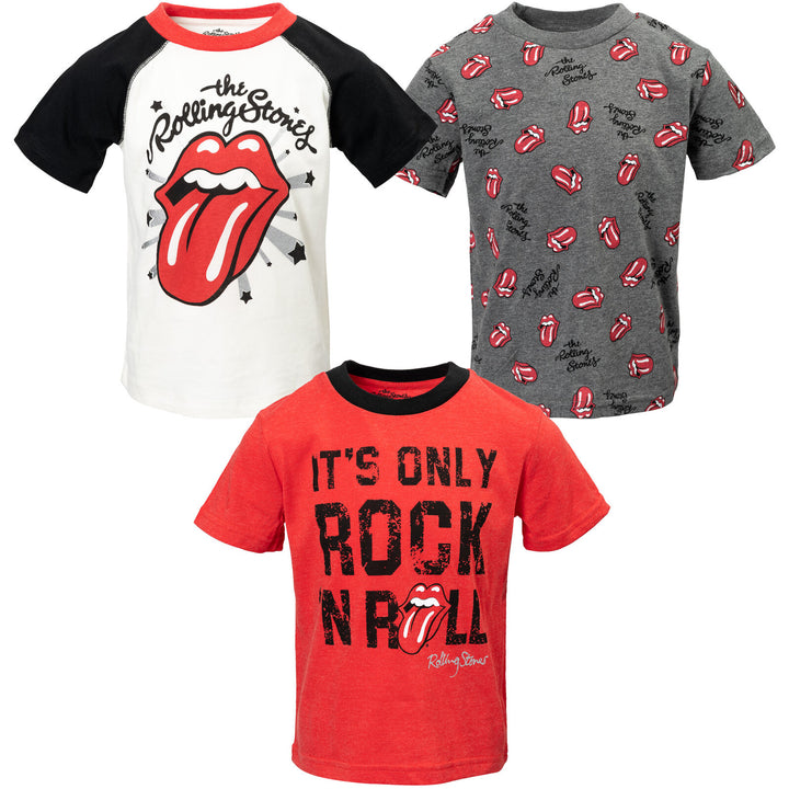 Rolling Stones 3 Pack Raglan Camisetas gráficas