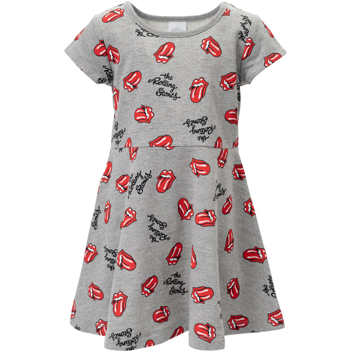 Vestido de manga corta de los Rolling Stones