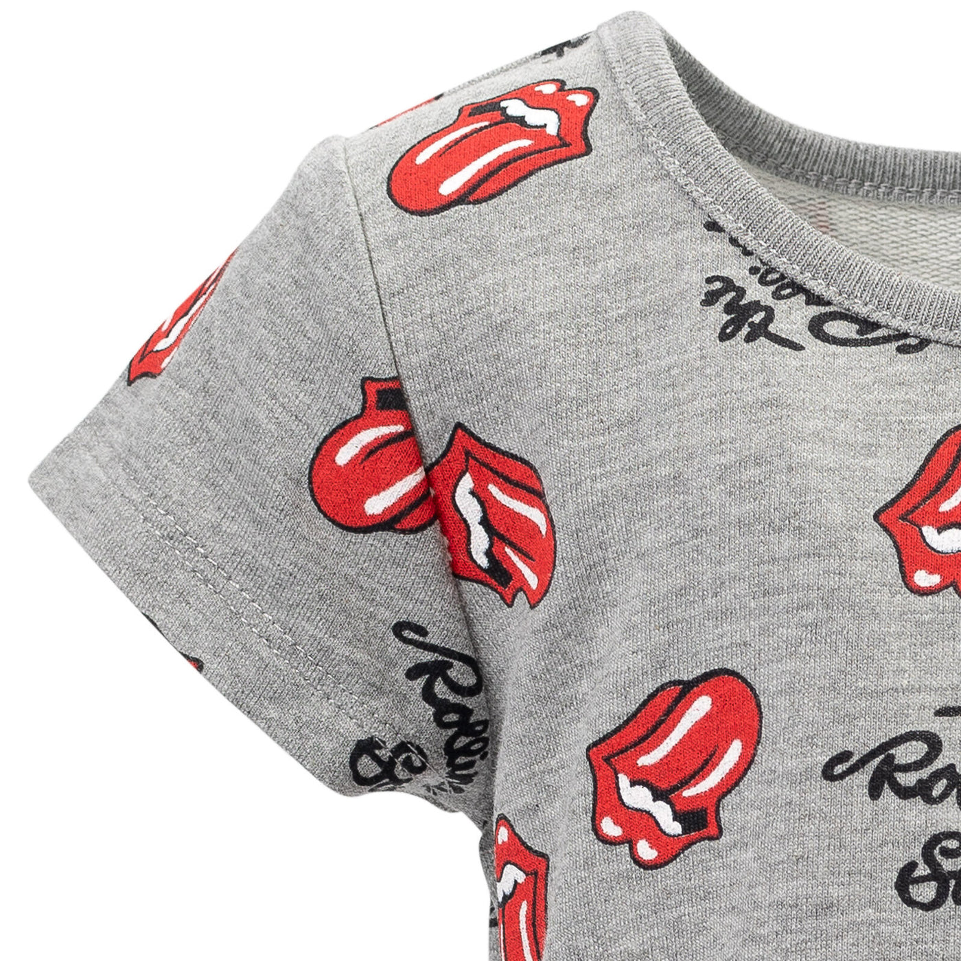 Vestido de manga corta de los Rolling Stones