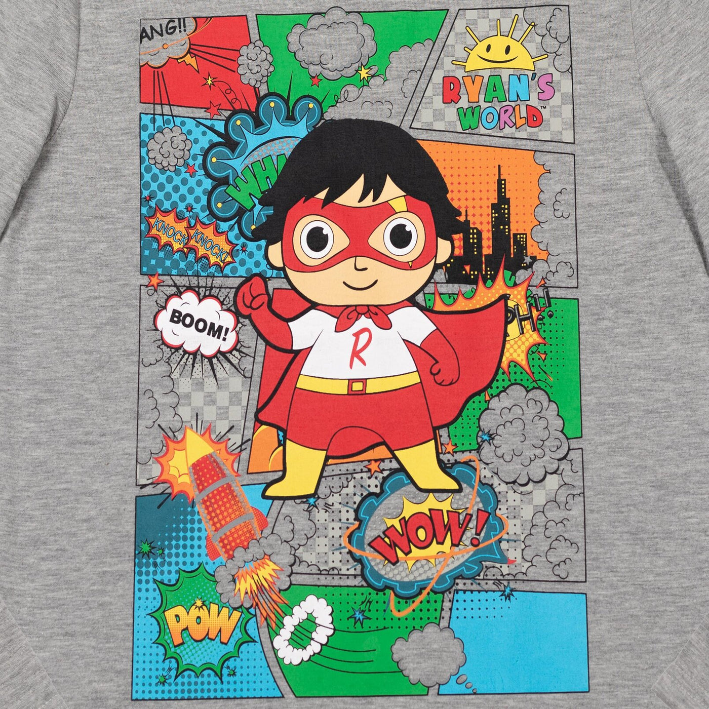 RYANS WORLD Red Titan paquete de 2 camisetas gráficas de manga larga