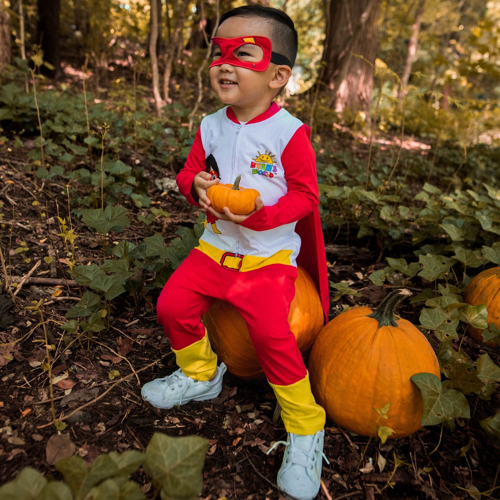 Ryan Mask RYANS WORLD Ryan's World Baby Boys 3 Piece Costume Set: Coverall Cape ...