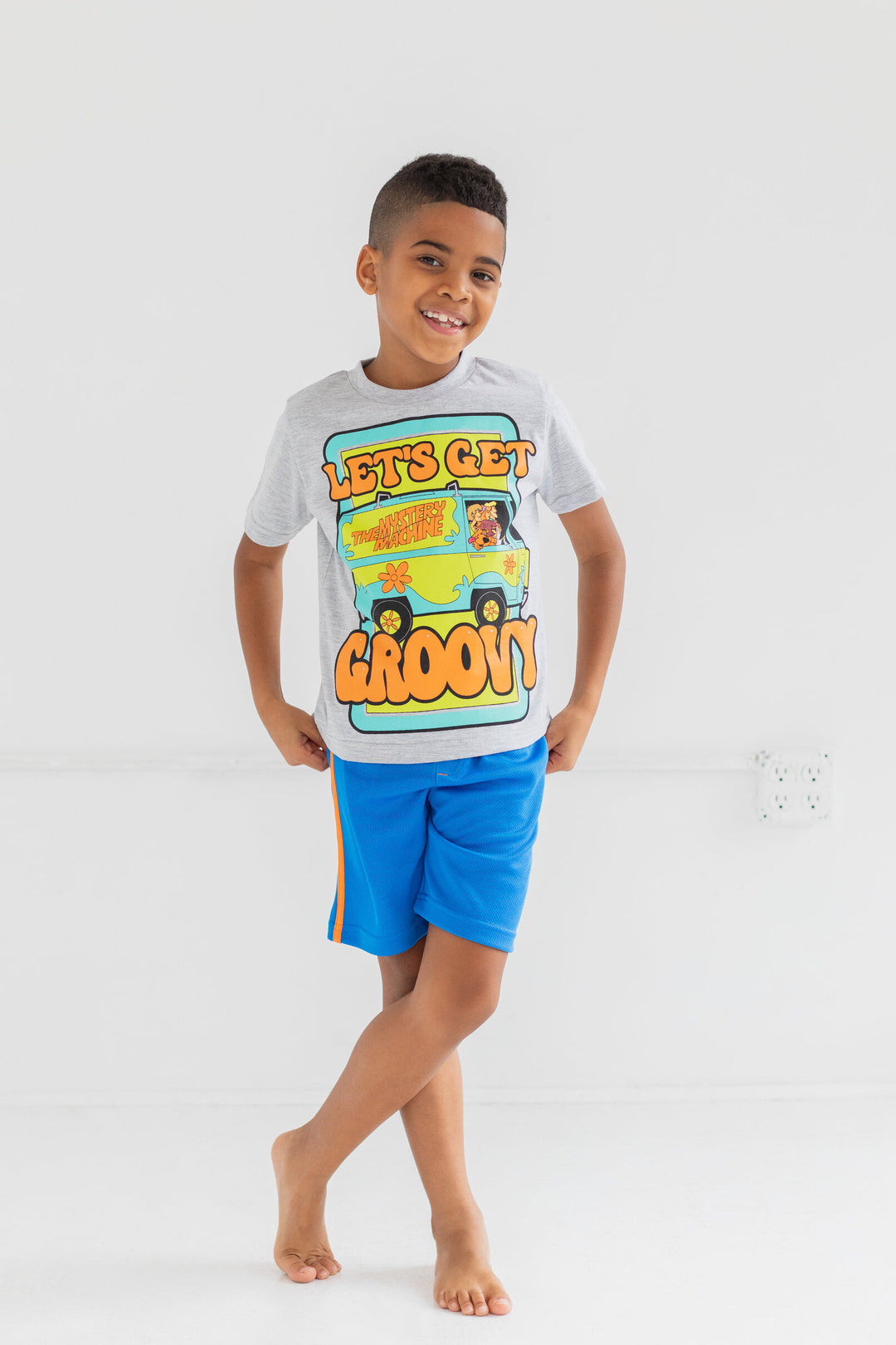 Scooby-Doo Scooby Doo T-Shirt and Mesh Shorts Outfit Set